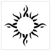 tribal sun tattoos pic